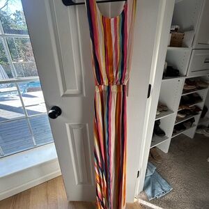 Forever 21 Multicolor Striped Kids One Piece